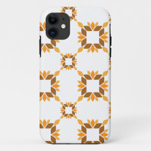 schönes braunes Blumenmuster Case-Mate iPhone Hülle
