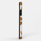 schönes braunes Blumenmuster Case-Mate iPhone Hülle (Hinten/Rechts)