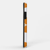 schönes braunes Blumenmuster Case-Mate iPhone Hülle (Hinten/Rechts)