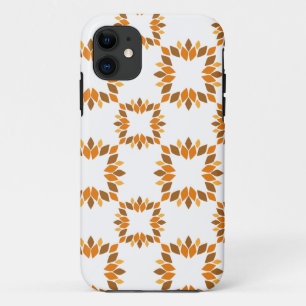 schönes braunes Blumenmuster Case-Mate iPhone Hülle