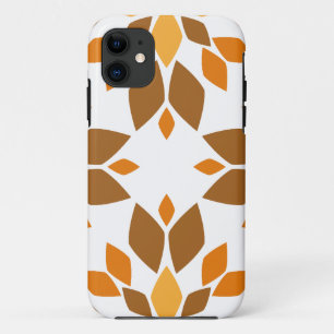 schönes braunes Blumenmuster Case-Mate iPhone Hülle