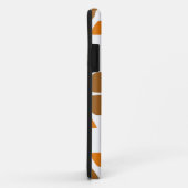 schönes braunes Blumenmuster Case-Mate iPhone Hülle (Hinten/Rechts)