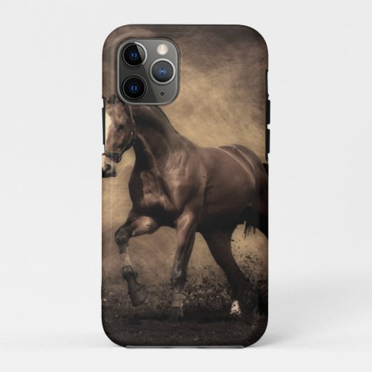 Schönes, braunes Pferdekissen Case-Mate iPhone Hülle (Rückseite)