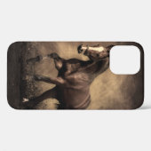 Schönes, braunes Pferdekissen Case-Mate iPhone Hülle (Rückseite (Horizontal))