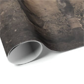 Schönes, braunes Pferdekissen Geschenkpapier (Rolleneckpunkt)