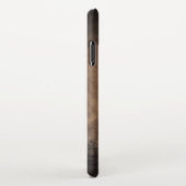 Schönes, braunes Pferdekissen iPhone Hülle (Rechte Seite)