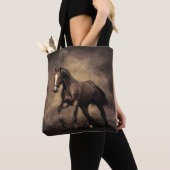 Schönes, braunes Pferdekissen Tasche (Von Nahem)