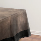 Schönes, braunes Pferdekissen Tischdecke (Beispiel)