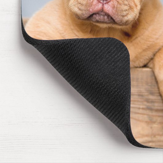 Schönes braunes Welpe 2025 Dog Calendar Mousepad (Ecke)