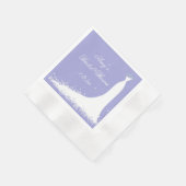 Schönes Brautkleid, Brautparty, Serviette (Ecke)