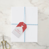 Schönes Brautkleid Geschenkanhänger (Mit Garn)