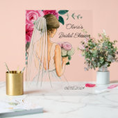 schönes Brautparty Acrylschild (Hochzeit)