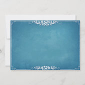 Schönes Brautparty der Spitzenbrücke Einladung (Rückseite)