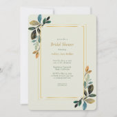 Schönes Brautparty für Wasserfarben Einladung (Vorderseite)