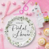 Schönes Brautparty für Wildblume Pappteller (Party)