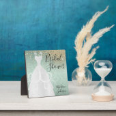 Schönes Brautparty - Minzgrün Fotoplatte (InSitu)