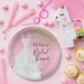 Schönes Brautparty - PInk Paper Teller (Party)