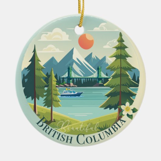 Schönes British Columbia Keramik Ornament (Vorne)
