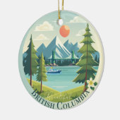 Schönes British Columbia Keramik Ornament (Links)