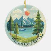 Schönes British Columbia Keramik Ornament (Hinten)