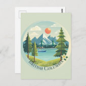 Schönes British Columbia Postkarte (Vorne/Hinten)
