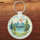 Schönes British Columbia Schlüsselanhänger (Rückseite)
