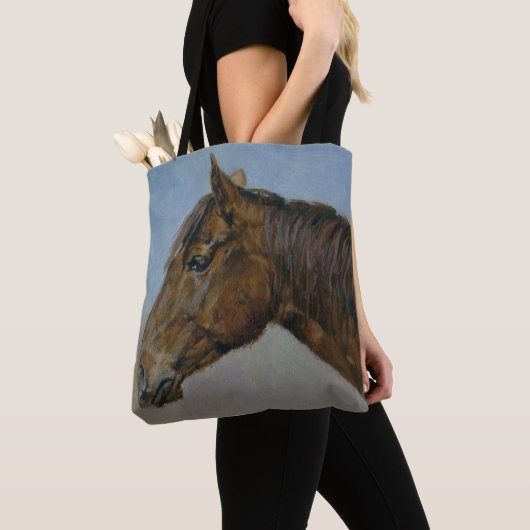 Schönes Brown Horse Portrait Tasche (Von Nahem)