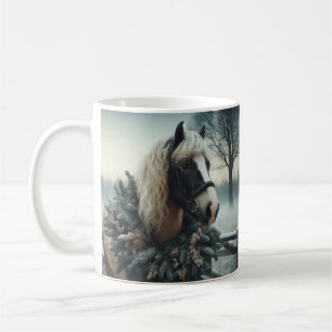 Schönes Brown Horse Reittier Liebe Kaffeetasse