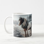Schönes Brown Horse Reittier Liebe Kaffeetasse (Links)