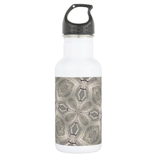 Schönes Brown Kladescope Pattern Trinkflasche (Vorderseite)