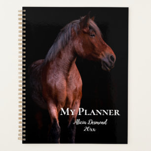 Schönes Brown Thoroughbred Pferd Planer