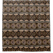 Schönes Brown- und Rostschlammtuch Inspiriert Duschvorhang (Vorderseite)