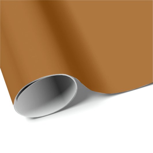 Schönes Brown Wrapping Paper Geschenkpapier (Rolleneckpunkt)