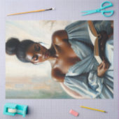 Schönes Buch der Schwarzen Frau Seidenpapier (Basteln)