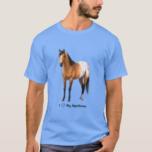 Schönes Buckskin Appaloosa Viertelpferd T-Shirt