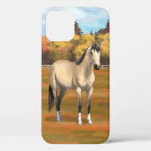Schönes Buckskin Quarter Horse Case-Mate iPhone Hülle (Rückseite)