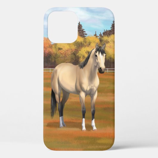 Schönes Buckskin Quarter Horse Case-Mate iPhone Hülle (Rückseite)
