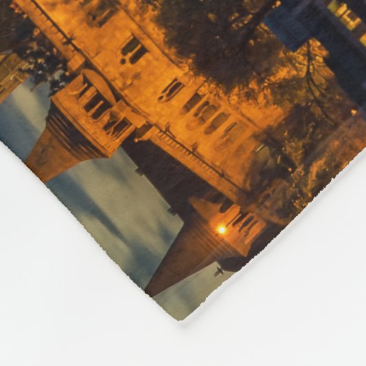 Schönes Budapest Fleecedecke (Ecke)