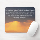 Schönes buddhistisches Zitat mit inspirational Mousepad (Mit Mouse)