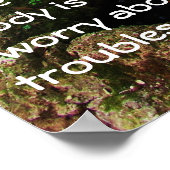 Schönes buddhistisches Zitat über Gesundheit und W Poster (Ecke)