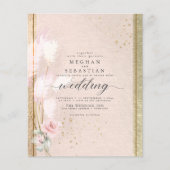 Schönes Budget Blush Rosegold Pampas Grass (Vorderseite)