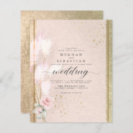 Schönes Budget Blush Rosegold Pampas Grass