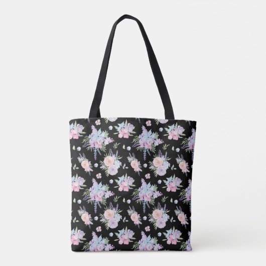 Schönes Bunny - Reversible Blumen glücklicher Früh Tasche (Rückseite)