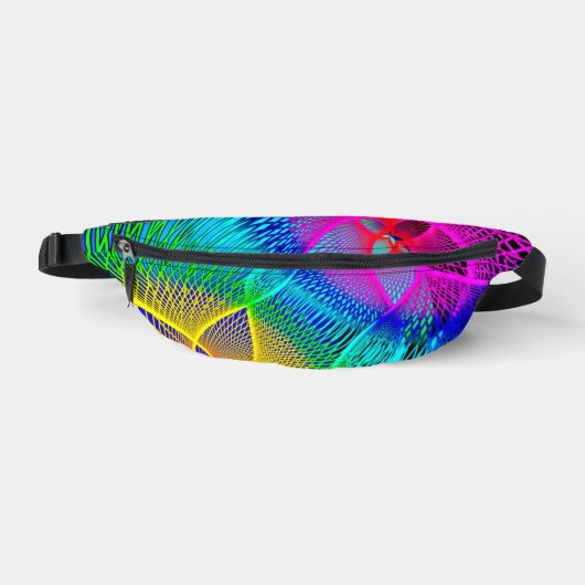Schönes buntes Neon Lights Fanny Pack Bauchtasche (Vorderseite)