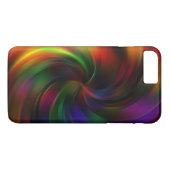 Schönes buntes Strudel-Muster Case-Mate iPhone Hülle (Rückseite (Horizontal))