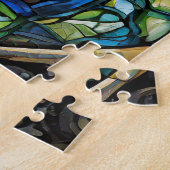 Schönes Buntglas-Kunstpuzzle Puzzle (Seite)