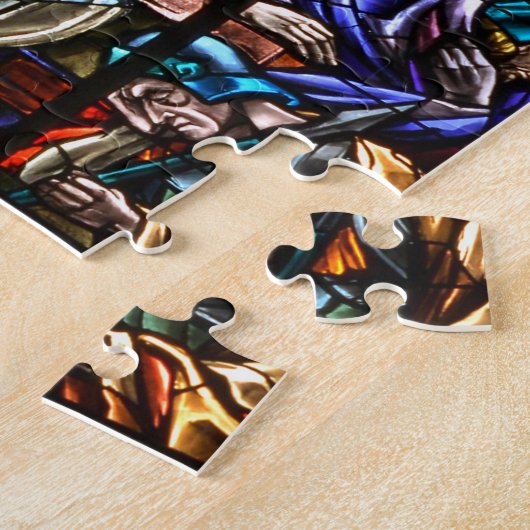 Schönes Buntglas Puzzle (Seite)