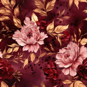 Schönes Burgund Blush Gold Hochzeitsessen Napkins Serviette