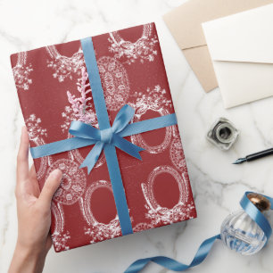 Schönes Burgund Geschenkpapier