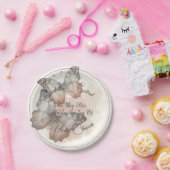 Schönes Butterfly Brautparty Pappteller (Party)